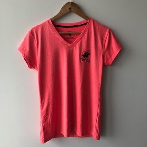 Beverly Hills Polo Club Neon Pink Tee Shirt
